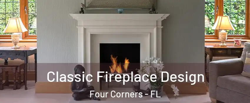  Classic Fireplace Design Four Corners - FL