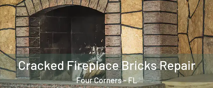  Cracked Fireplace Bricks Repair Four Corners - FL