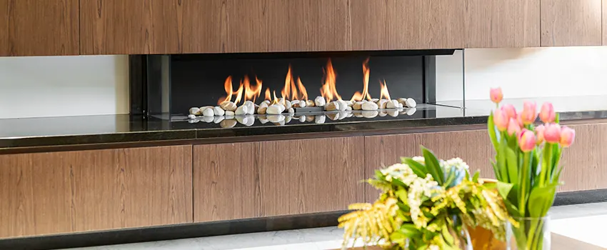 Double-height Fireplace Design Refurbishment in Four Corners, Florida