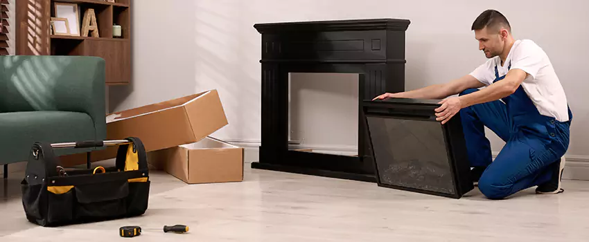 Old Rusted Metal Fireplace Repair And Replacement in Four Corners, FL